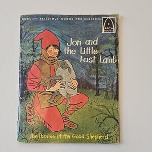 Vintage Collectible "Jon and the Little Lost Lamb" Book Arch Books